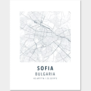 sofia simple map Posters and Art